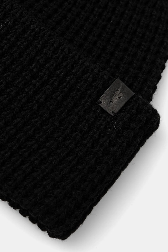 AllSaints czapka z dodatkiem wełny 29ASMC531463 czarny AW25