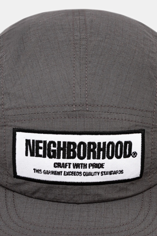 NEIGHBORHOOD czapka z daszkiem MIL JET 252HCNH.HT05 szary AW25