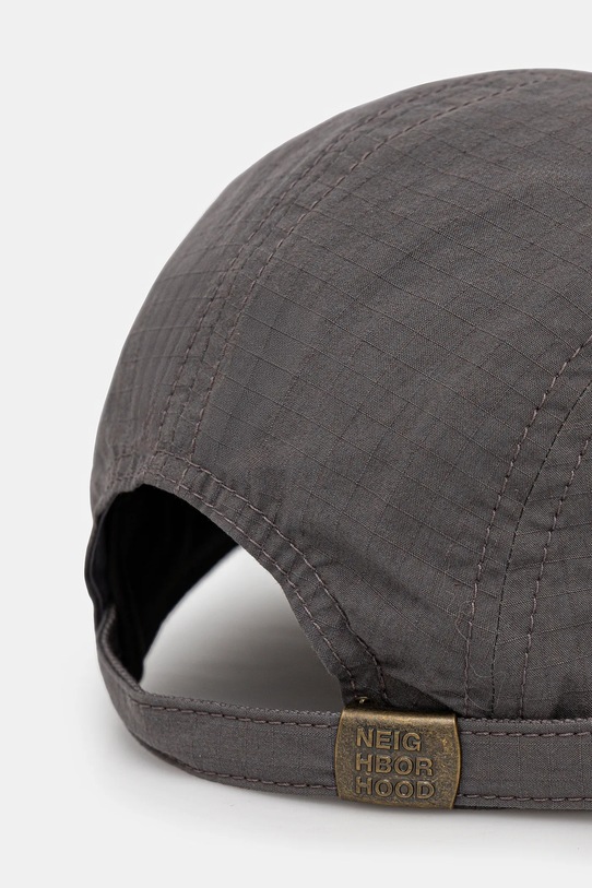 Akcesoria NEIGHBORHOOD czapka z daszkiem MIL JET 252HCNH.HT05 szary