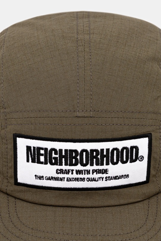 NEIGHBORHOOD czapka z daszkiem MIL JET 252HCNH.HT05 zielony AW25