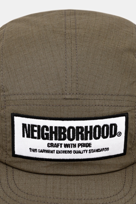 NEIGHBORHOOD czapka z daszkiem MIL JET 252HCNH.HT05 zielony AW25