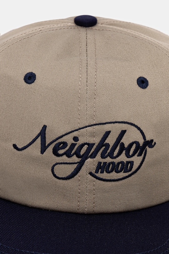 NEIGHBORHOOD czapka z daszkiem BICOLOR DAD CAP 252HCNH.HT04 granatowy AW25