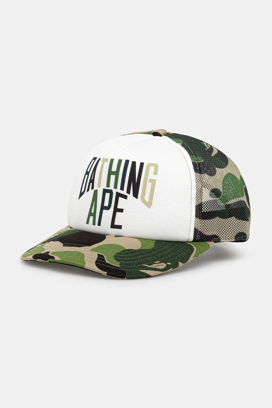 Καπέλο A Bathing Ape εμπριμέ πράσινο 001CPL301012M