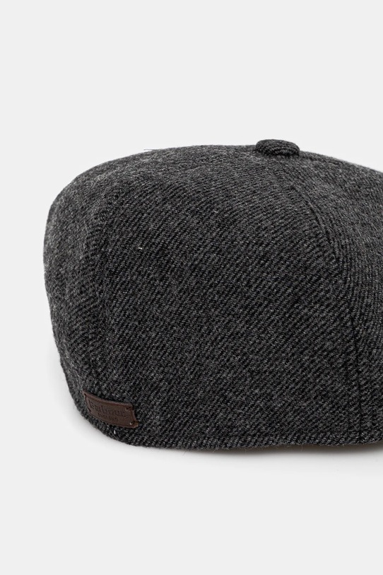 Akcesoria Barbour kaszkiet z dodatkiem wełny MHA0708 szary