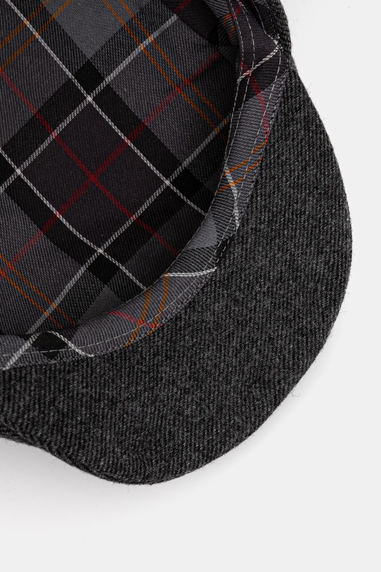 Barbour kaszkiet z dodatkiem wełny szary MHA0708