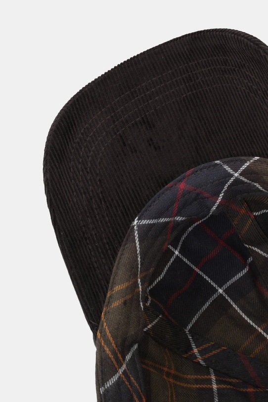 Barbour czapka z daszkiem bawełniana zielony MHA0913