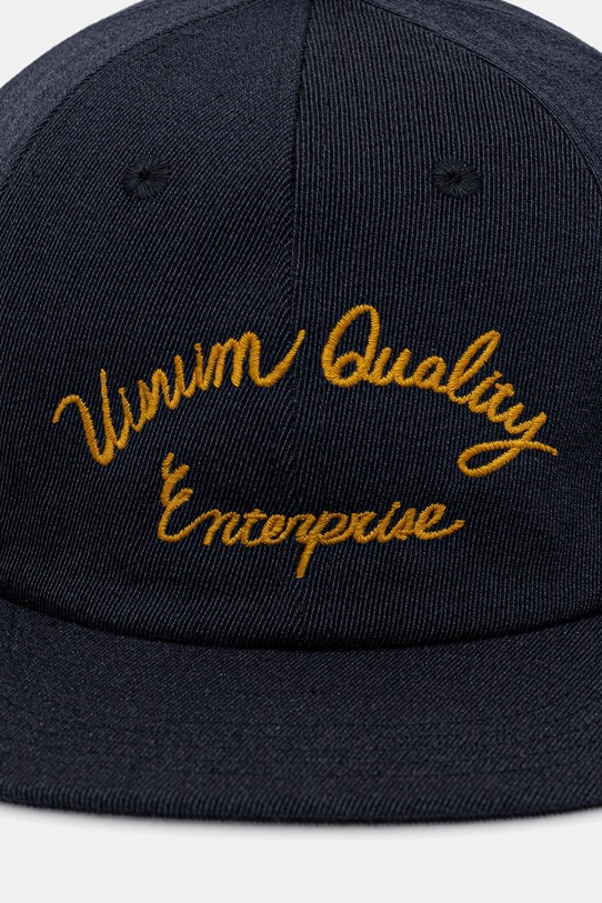 Visvim czapka z daszkiem z dodatkiem wełny EXCELSIOR II 125203003011 granatowy AW25