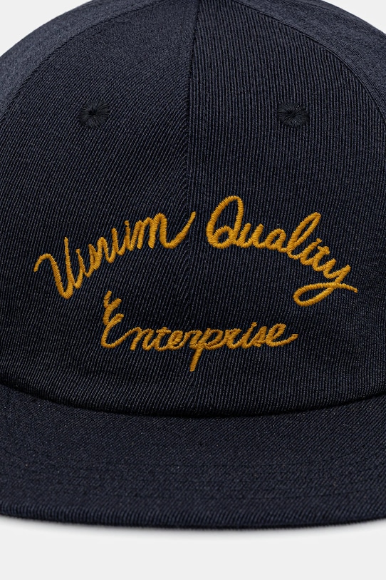 Visvim czapka z daszkiem z dodatkiem wełny EXCELSIOR II 125203003011 granatowy AW25