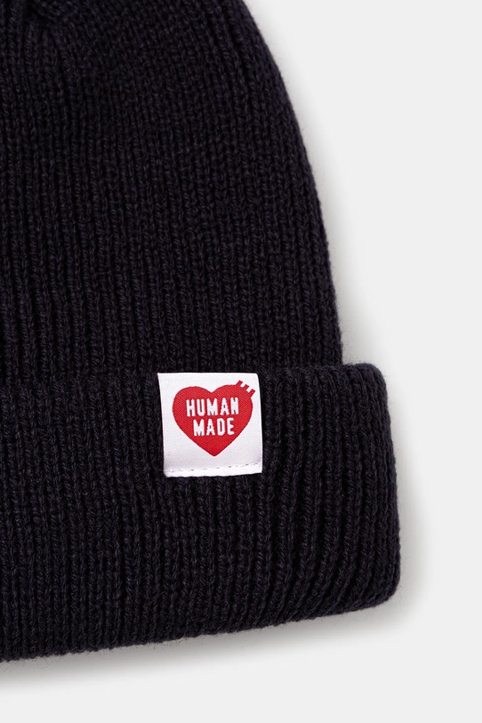 Akcesoria Human Made czapka CLASSIC BEANIE HM30GD073 granatowy