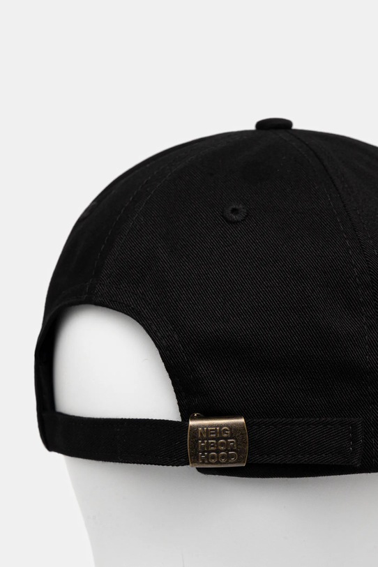 Akcesoria NEIGHBORHOOD czapka bawełniana X EDDIE BAUER DAD 252ZMEBN.HT03 czarny