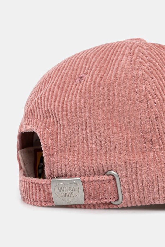 Akcesoria Human Made czapka z daszkiem bawełniana 6PANEL CORDUROY HM30GD071 różowy