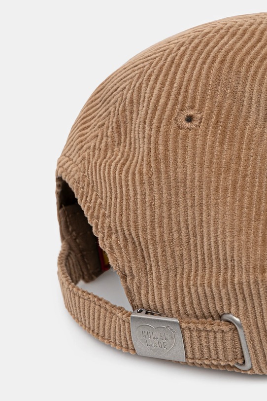 Akcesoria Human Made czapka z daszkiem bawełniana 6PANEL CORDUROY HM30GD071 beżowy