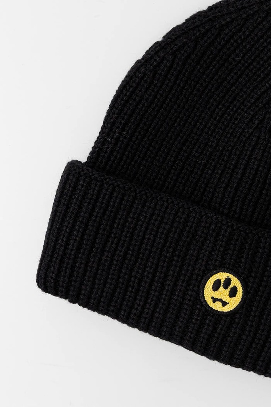 Akcesoria Barrow czapka z dodatkiem wełny F5BWUAHT094 czarny
