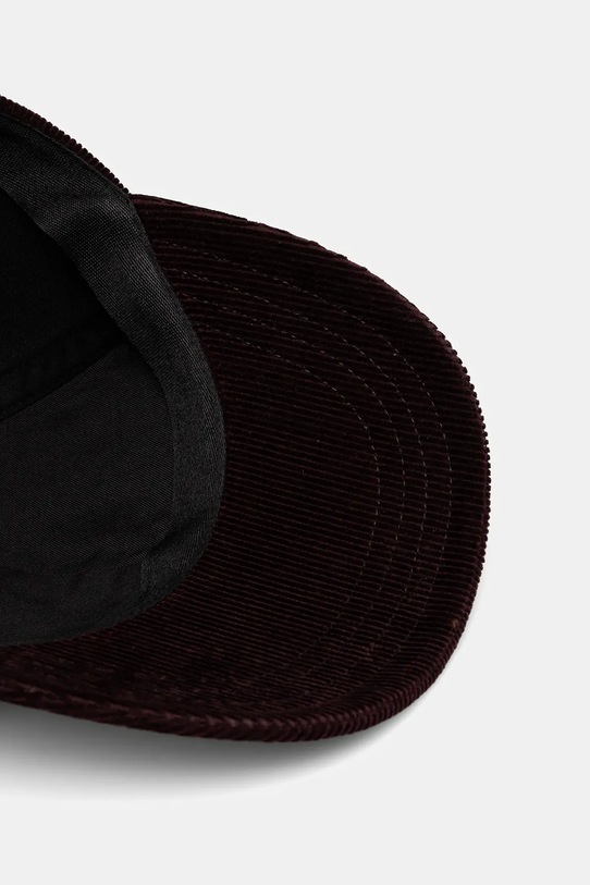 A.P.C. czapka z daszkiem bawełniana casquette charlie COHHO.M24069 brązowy