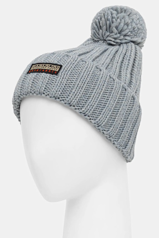 Napapijri czapka z wełną Fea 2 NP0A4GKAI841 szary AW25