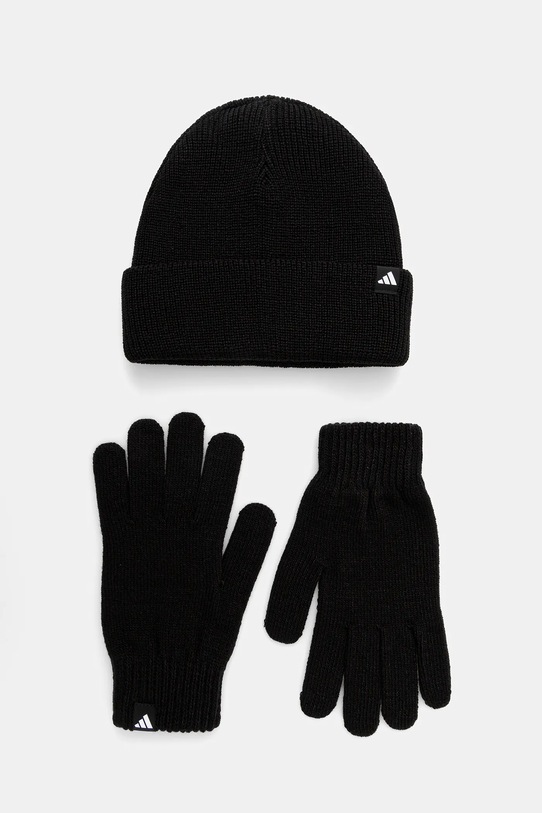Kapa in rokavice adidas Glove Beanie Drugo črna JN9443