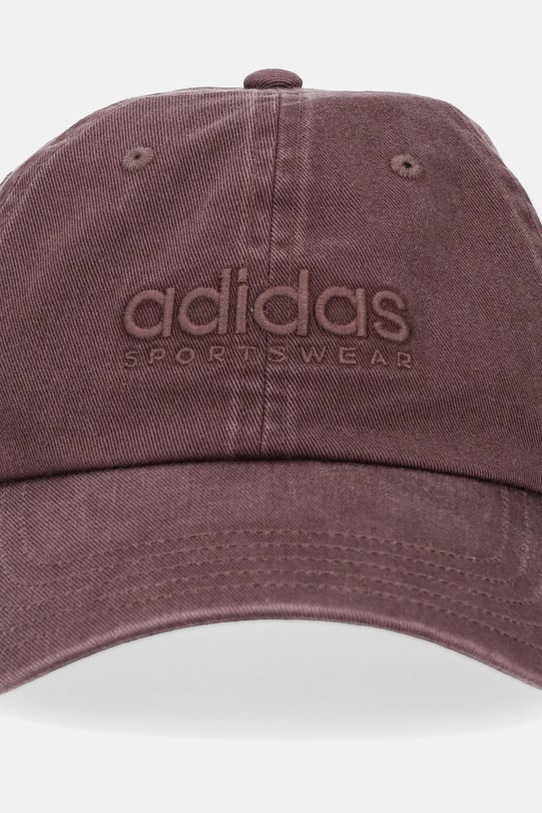Памучна шапка с козирка adidas JX5763 кафяв AW25