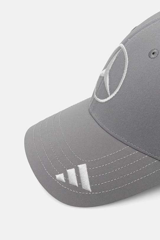 Šiltovka adidas x Mercedes JZ9405 sivá AW25