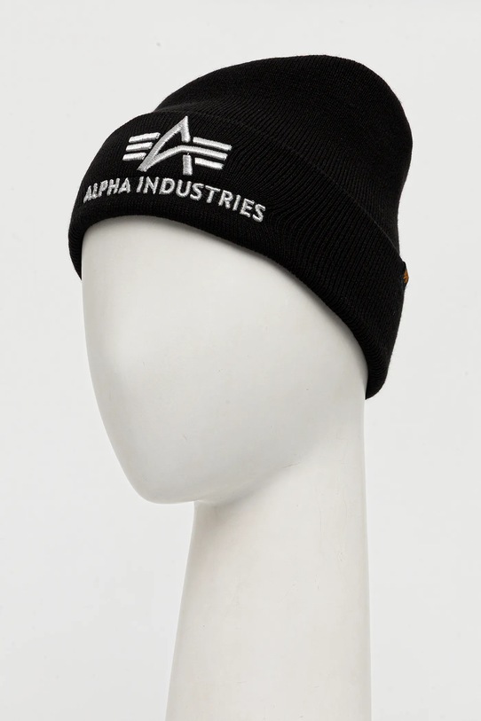 Alpha Industries czapka 168910.423 czarny AW25