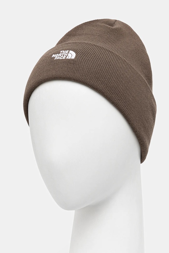 The North Face czapka Norm Beanie NF0A5FW11OI1 brązowy AW25