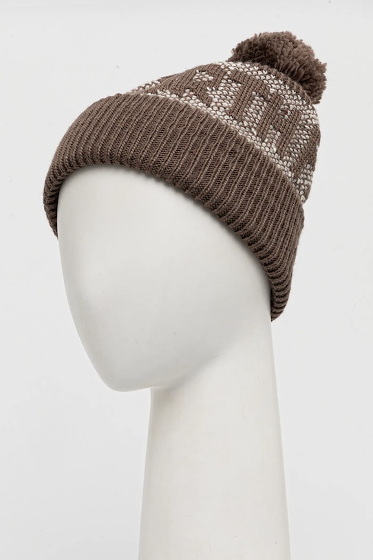 Шапка The North Face Retro Cabin Beanie NF0A88QW87I1 кафяв AW25