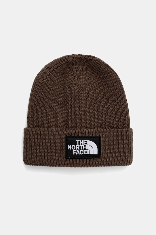 The North Face sapka TNF Logo Box közepesen vastag barna NF0A8CHE1OI1