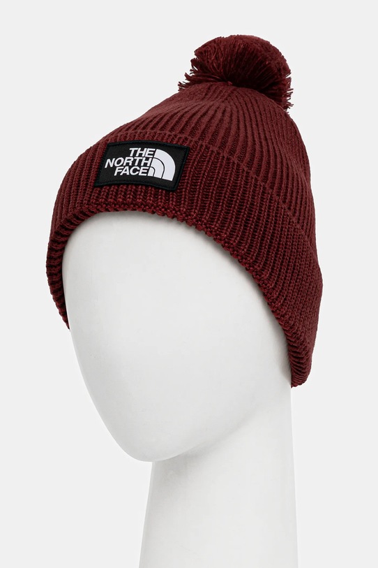 Čepice The North Face TNF Logo Box NF0A8CHF0VO1 burgundské AW25