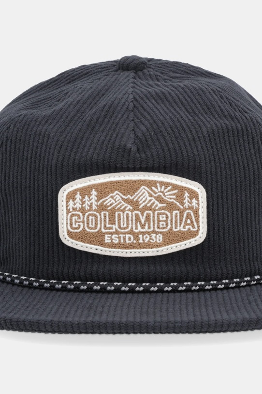 Columbia czapka z daszkiem sztruksowa 2092401 czarny AW25