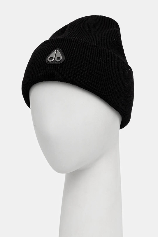 MOOSE KNUCKLES czapka wełniana M34MA544 czarny AW25