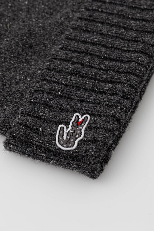 Lacoste czapka z dodatkiem wełny RB5995 szary AW25