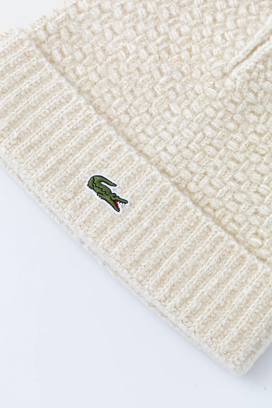 Accessori Lacoste cappello con lana RB8203 beige