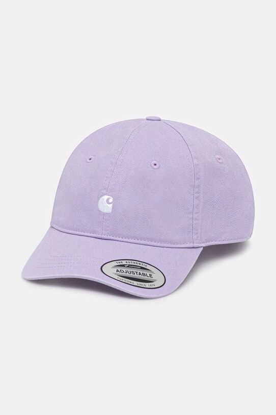 Carhartt WIP czapka z daszkiem Madison Logo fioletowy I023750.31MXX