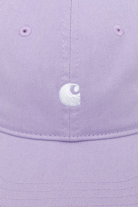 Carhartt WIP czapka z daszkiem Madison Logo I023750.31MXX fioletowy AW25