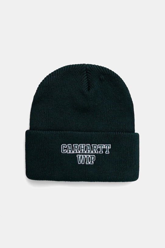 Βαμβακερό Σκούφος Carhartt WIP Alumni απλικέ πράσινο I035270.05AXX