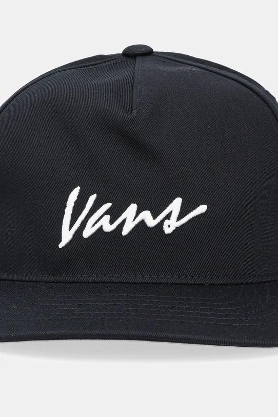 Βαμβακερό καπέλο του μπέιζμπολ Vans VN000QAGBLK1 μαύρο AW25