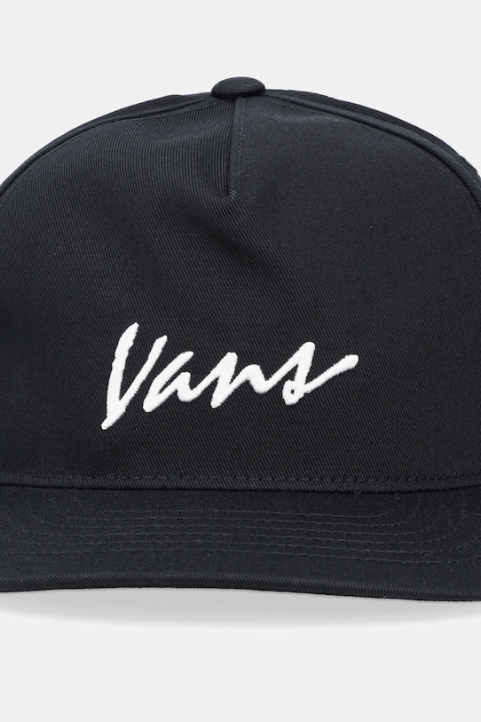 Bavlnená šiltovka Vans VN000QAGBLK1 čierna AW25