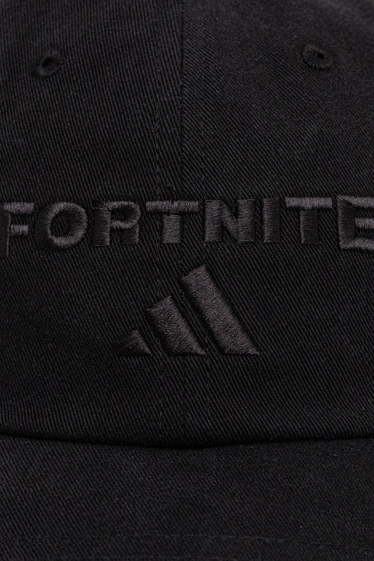 Βαμβακερό καπέλο του μπέιζμπολ adidas Fortnite μαύρο JN2691