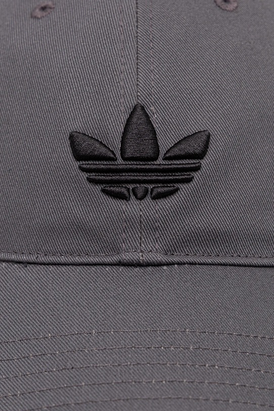 adidas Originals șapcă de baseball din bumbac gri JV7388