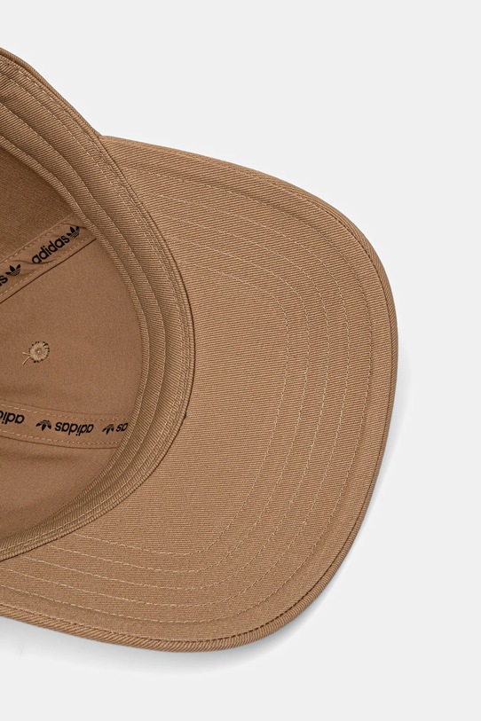 adidas Originals czapka z daszkiem bawełniana beżowy JY5064