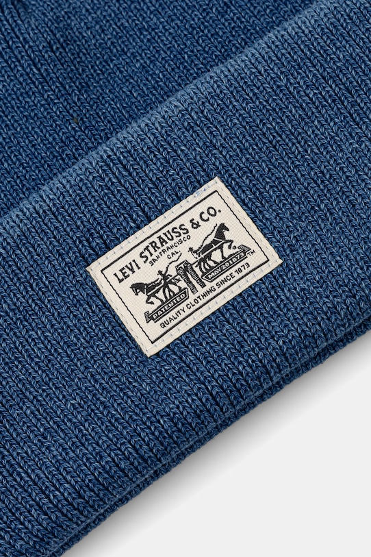 Levi's căciulă din bumbac 000J4 albastru AW25