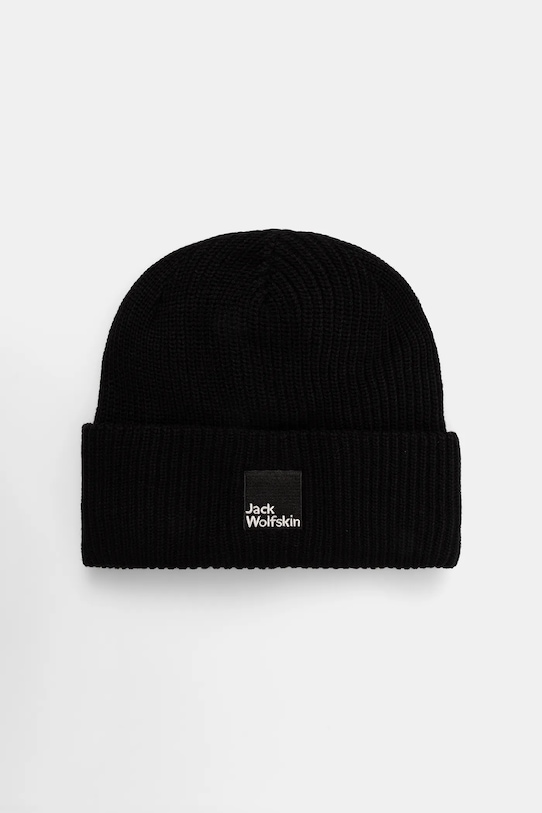 Jack Wolfskin căciulă PERGAMON imprimeu negru 1910701