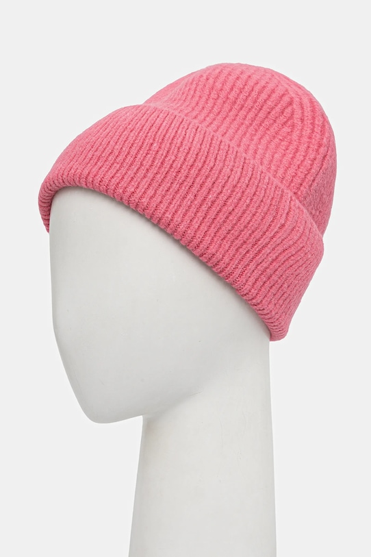 Шапка з домішкою вовни Jack Wolfskin FUZZY A65238 рожевий AW25