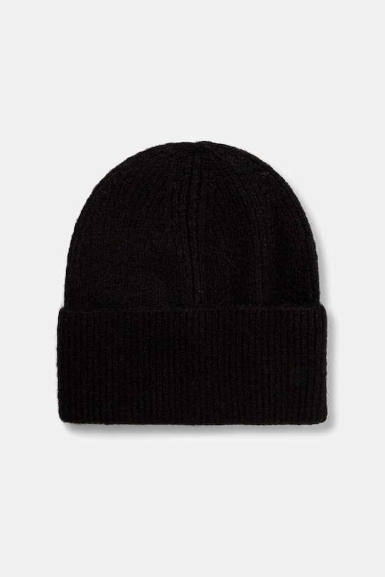 Σκουφί από μείγμα μαλλιού Jack Wolfskin FUZZY με μείγμα μαλλιού μαύρο A65238