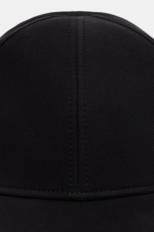 Heliot Emil czapka z daszkiem z dodatkiem wełny AW25.16.139.BLK01 czarny AW25