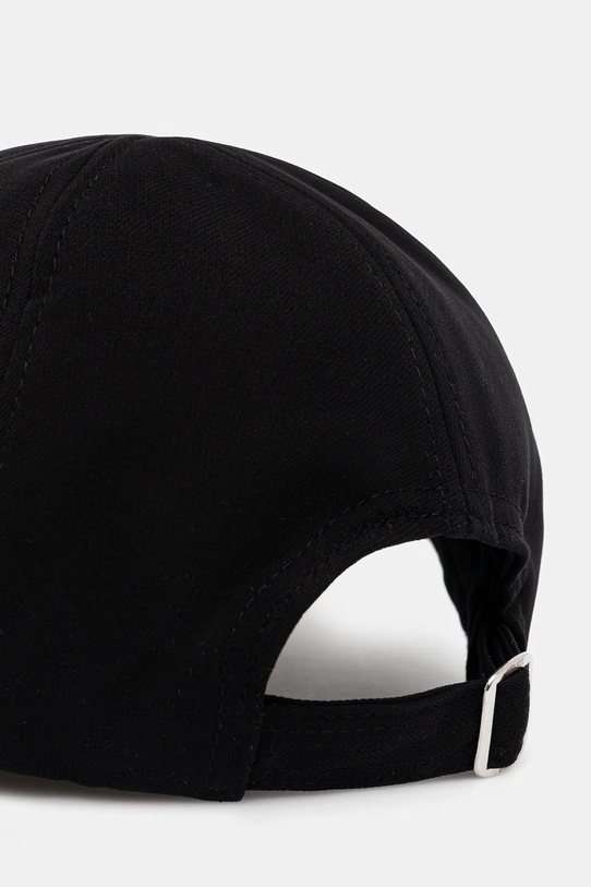 Akcesoria Heliot Emil czapka z daszkiem z dodatkiem wełny AW25.16.139.BLK01 czarny