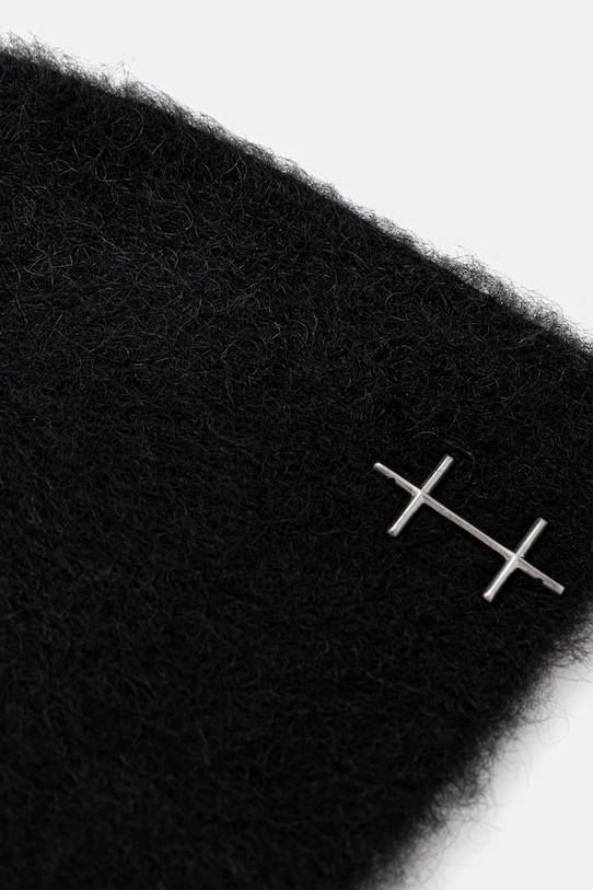 Akcesoria Heliot Emil czapka z dodatkiem wełny AW25.16.111.BLK01.CO czarny