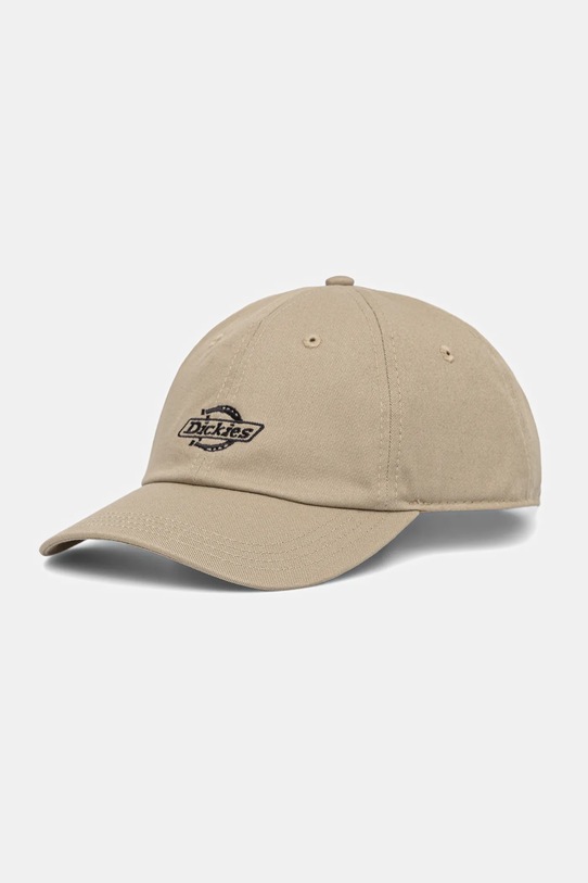 Памучна шапка с козирка Dickies памук бежов DK0A4Z6N
