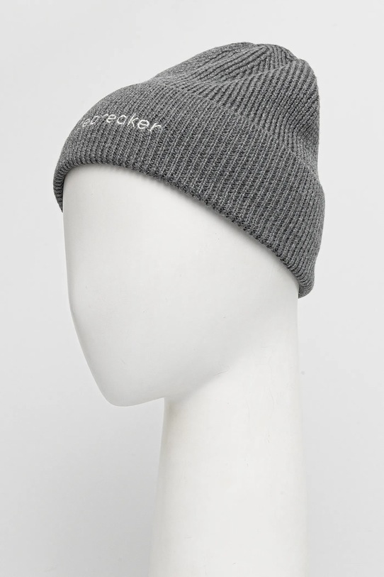 Icebreaker gyapjú sapka Merino All Day IB0A573J0131 szürke AW25