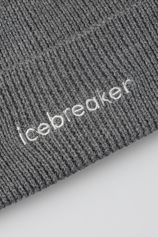 Akcesoria Icebreaker czapka wełniana Merino All Day IB0A573J0131 szary