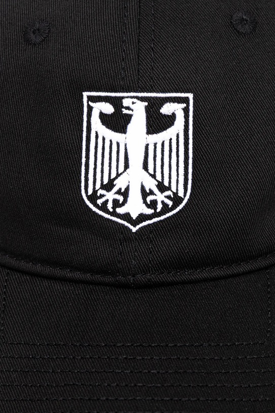 VETEMENTS czapka z daszkiem bawełniana Polizei UH76CA300BW czarny AW25